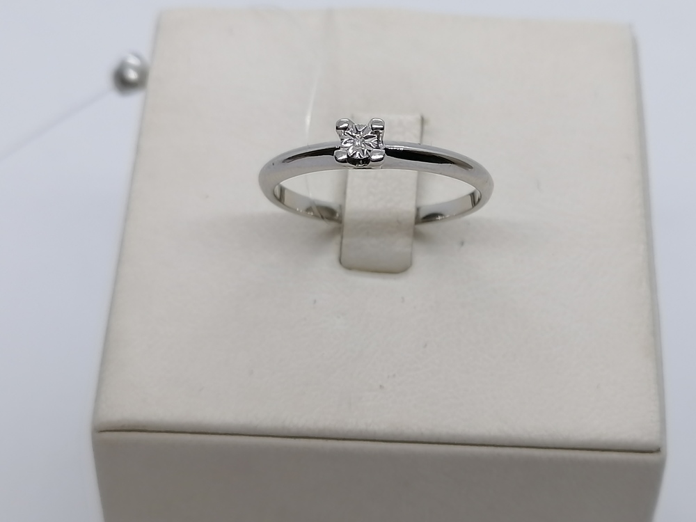 КОЛЬЦО БРИЛЛИАНТ (Ag 925)