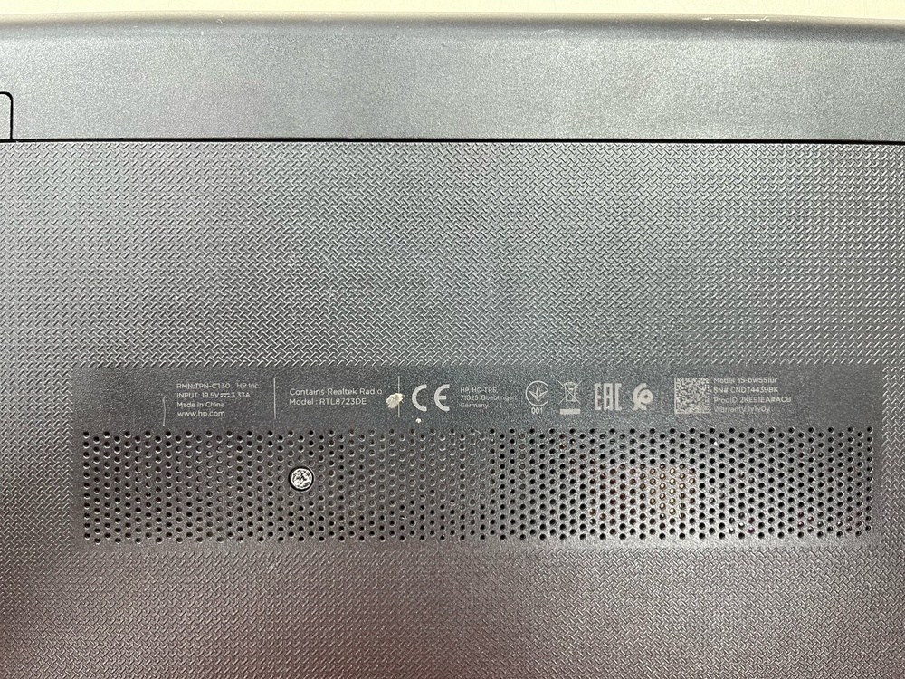 Ноутбук HP 15bw551ur; A6-9220, Radeon R5 M330, 8 Гб, Нет, 500 Гб