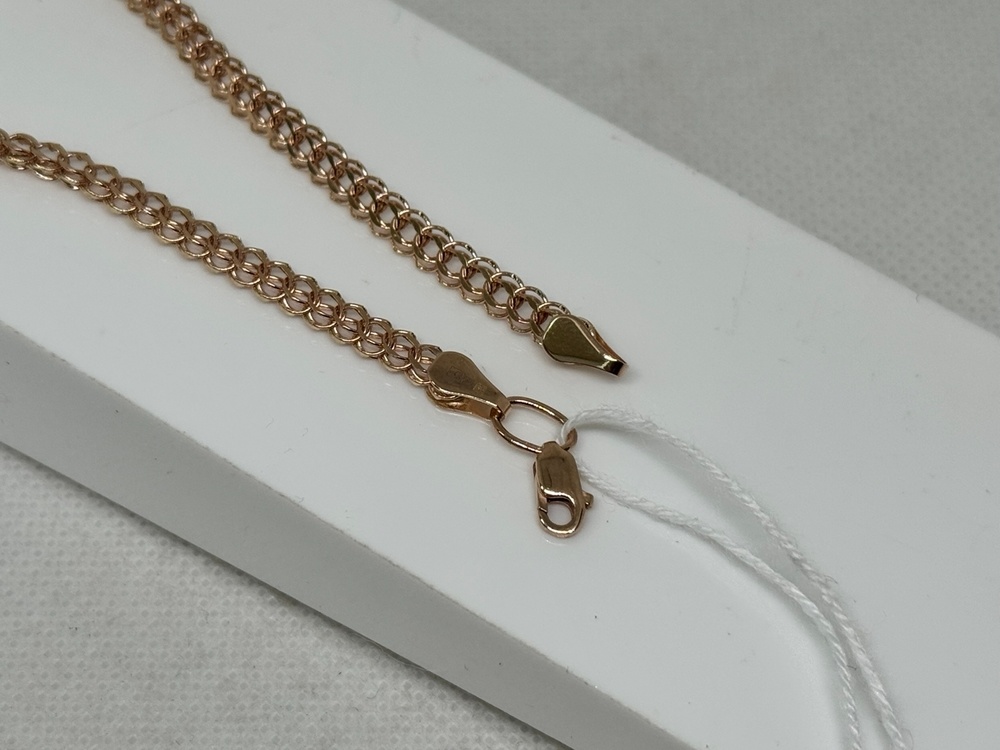 БРАСЛЕТ ПУСТОТЕЛЫЙ Итальянка (Au 585)