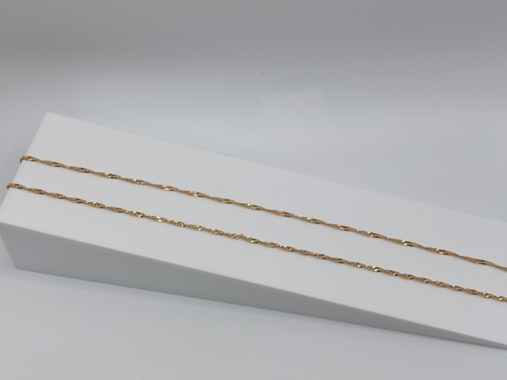 ЦЛСИ585 ЦЕПЬ ПОЛНОВЕСНАЯ Сингапур (Au 585)