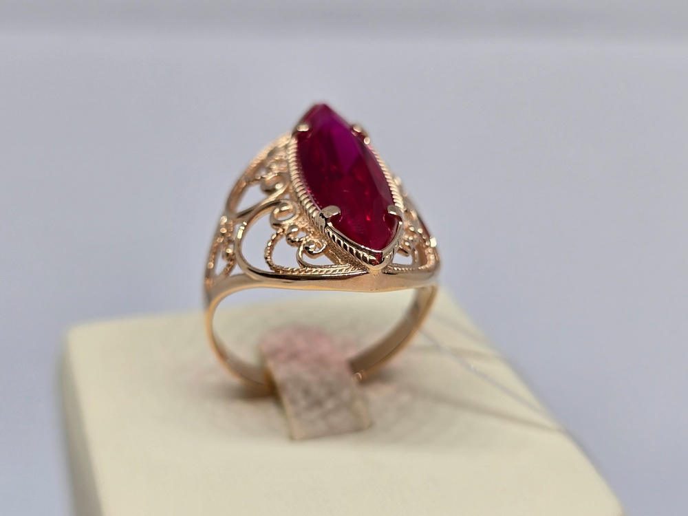 КОЛЬЦО С КАМНЕМ (Au 585)