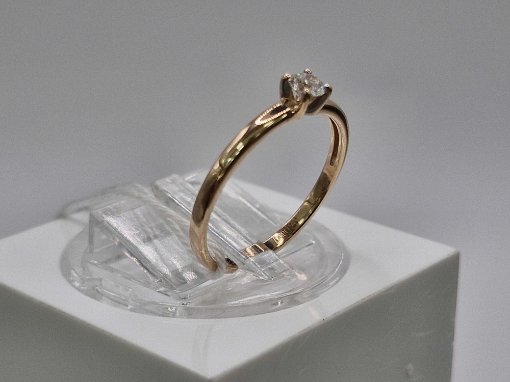 КОЛЬЦО БРИЛЛИАНТ Au 585