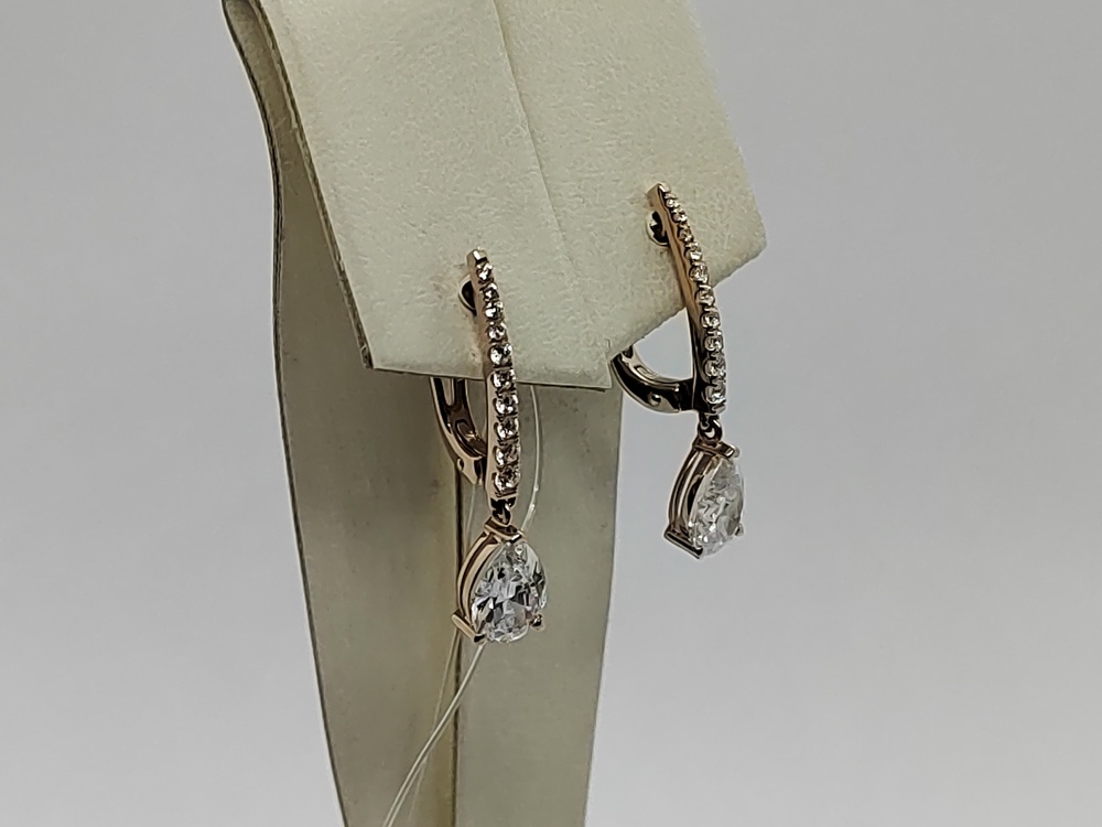 СЕРЬГИ С КАМНЯМИ (Au 585)