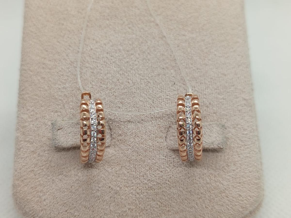 СЕРЬГИ С КАМНЯМИ (Au 585)