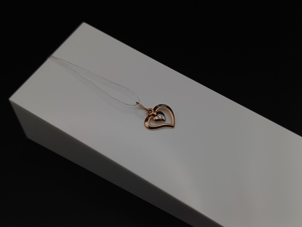 ПОДКМ585 ПОДВЕСКА С КАМНЕМ (Au 585)