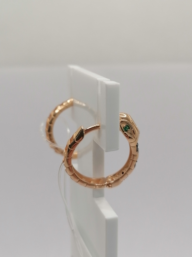 СЕРЬГИ С КАМНЯМИ (Au 585)