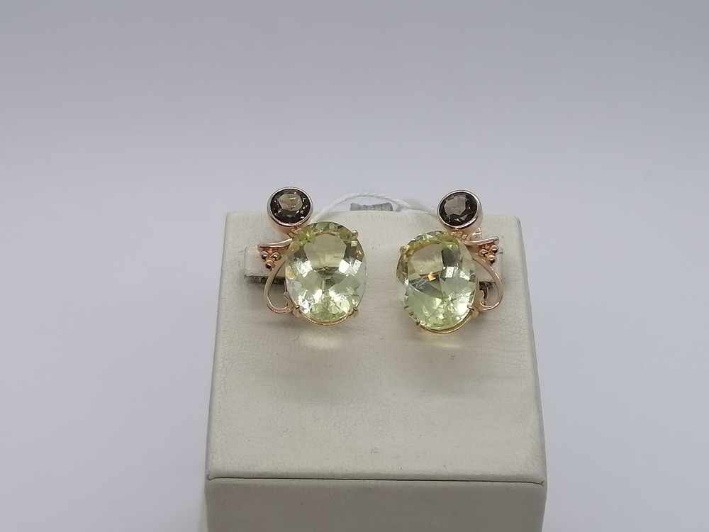 СЕРЬГИ С КАМНЯМИ (Au 585)