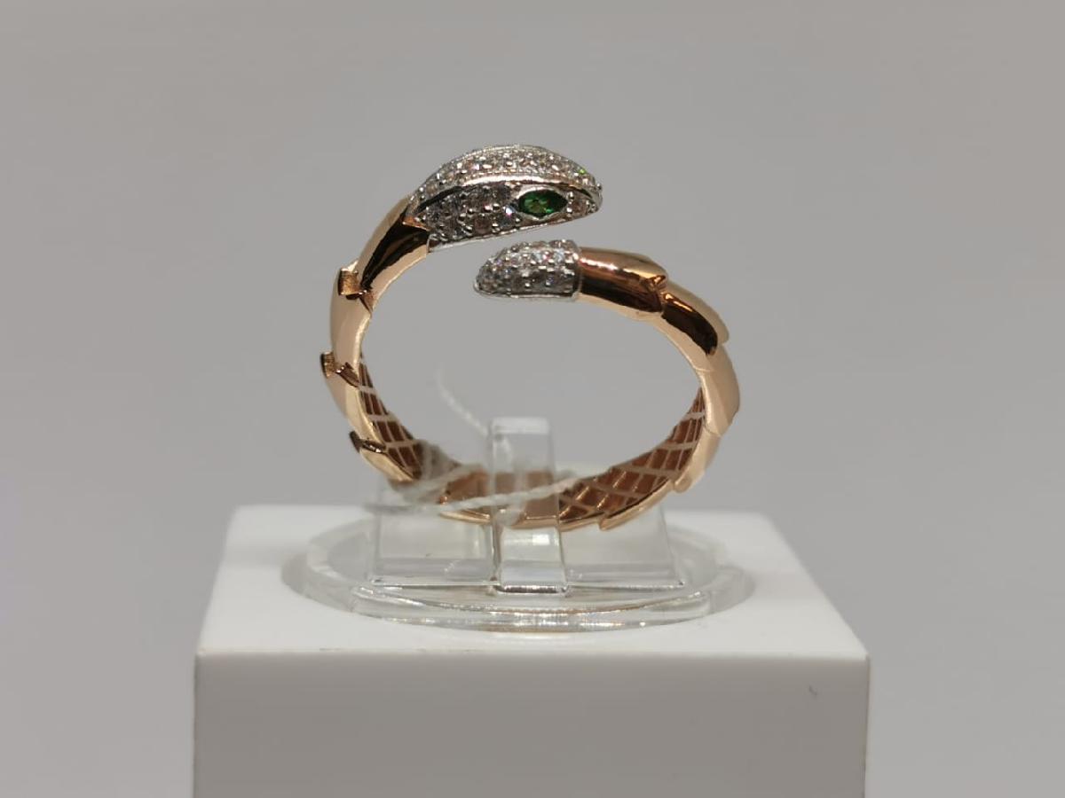 КОЛЬЦО С КАМНЯМИ (Au 585)