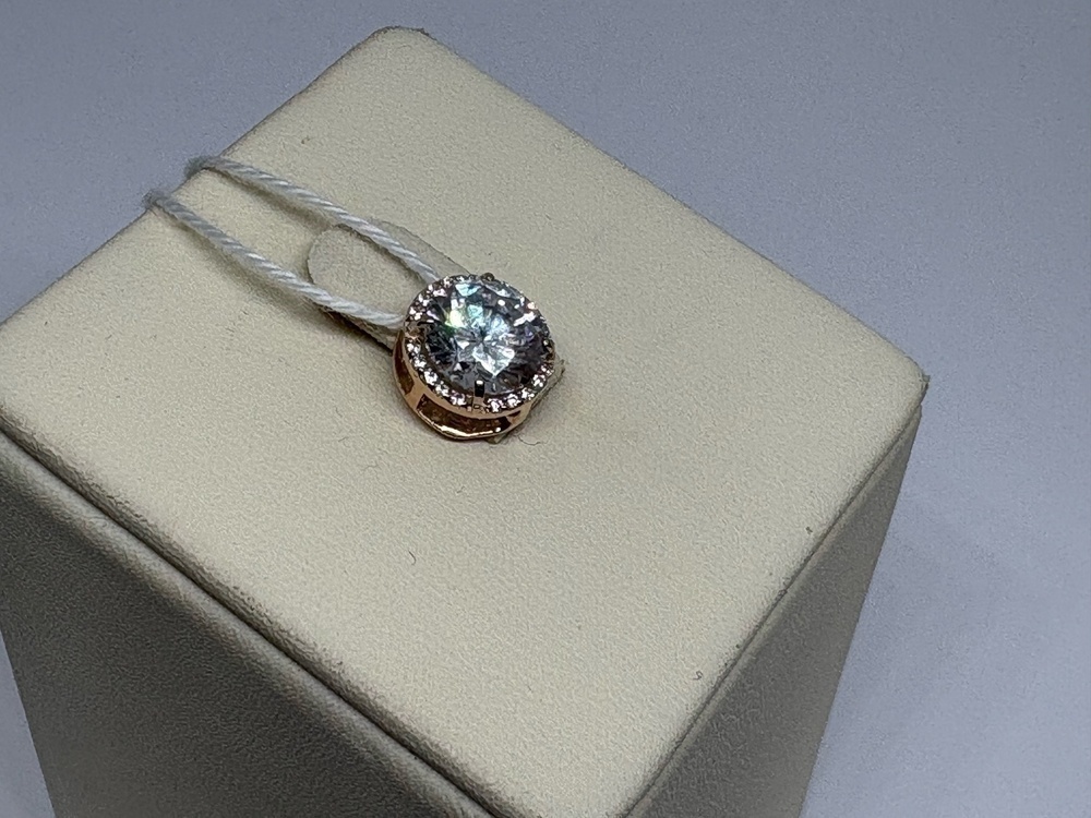 ПОДВЕСКА С КАМНЯМИ (Au 585)