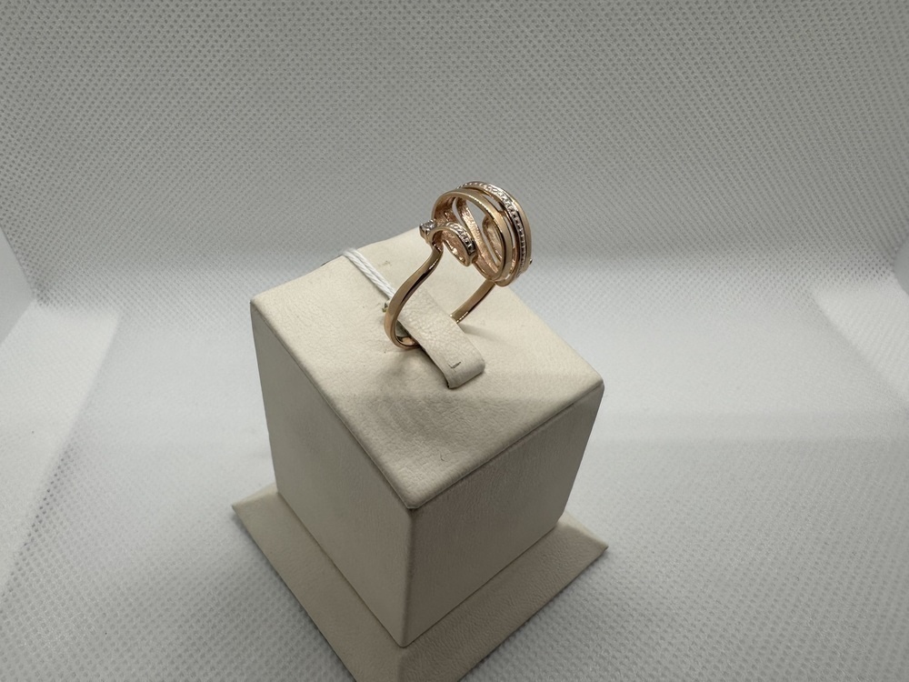 КОЛКМИ585 КОЛЬЦО С КАМНЯМИ (Au 585)