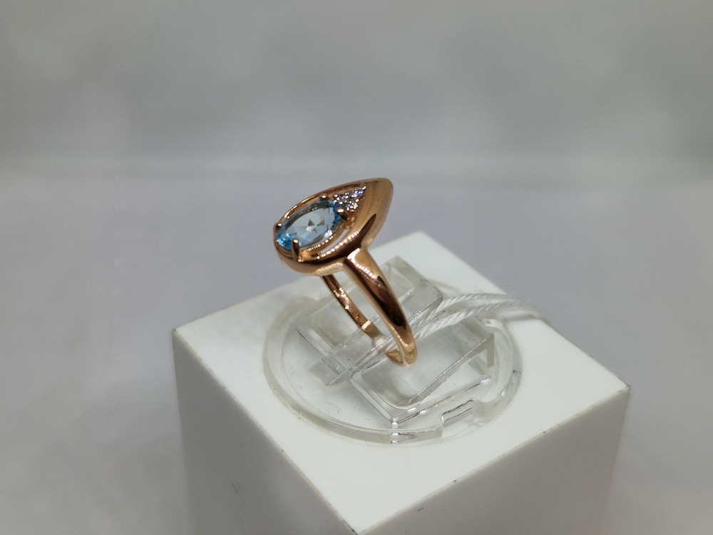 КОЛКМИ585 КОЛЬЦО С КАМНЯМИ (Au 585)