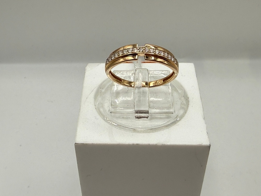 КОЛКМИ585 КОЛЬЦО С КАМНЯМИ (Au 585)