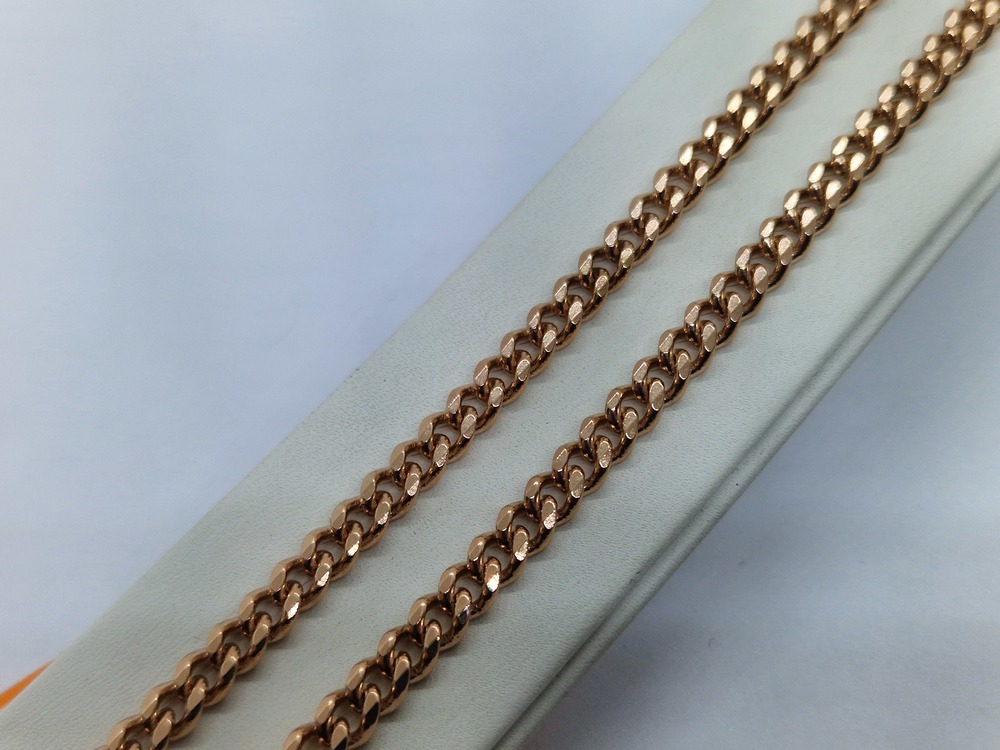 ЦЕПЬ ПОЛНОВЕСНАЯ панцирное (Au 585) ЦЕПЬ ПОЛНОВЕСНАЯ панцирное (Au 585)