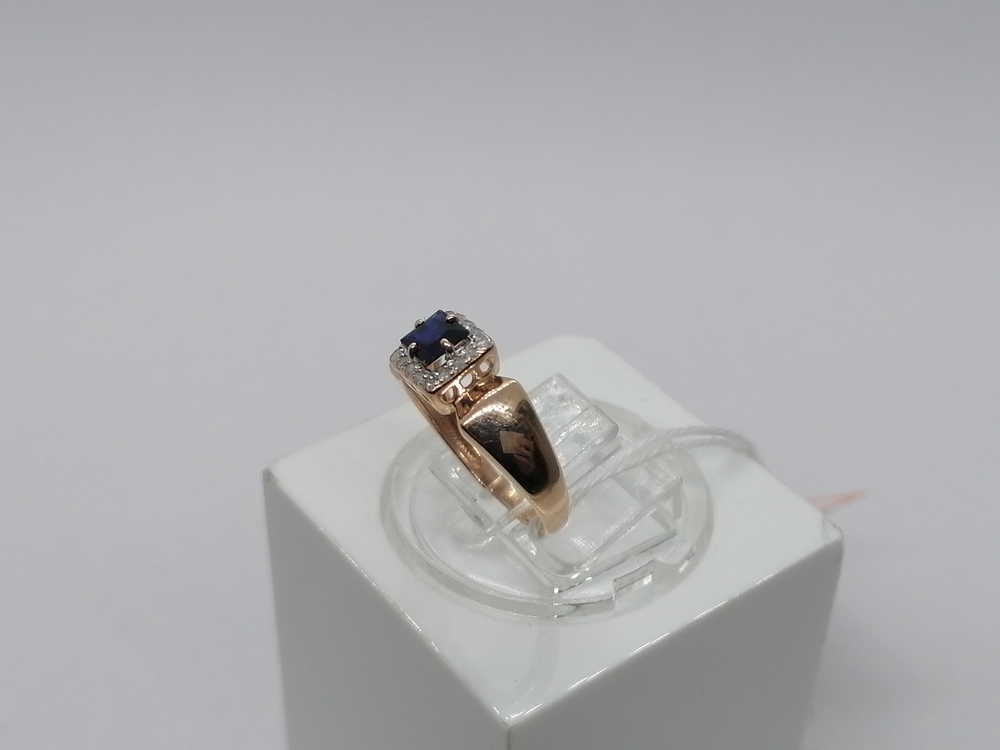 КОЛКМИ585 КОЛЬЦО С КАМНЯМИ (Au 585)