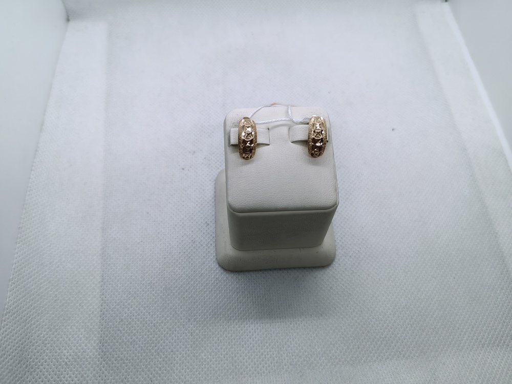 СЕРЬГИ БЕЗ КАМНЯ (Au 585)