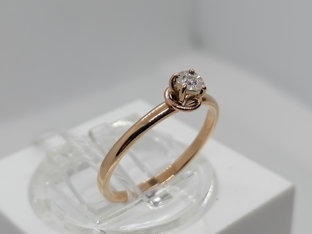 КОЛЬЦО БРИЛЛИАНТ Au 585