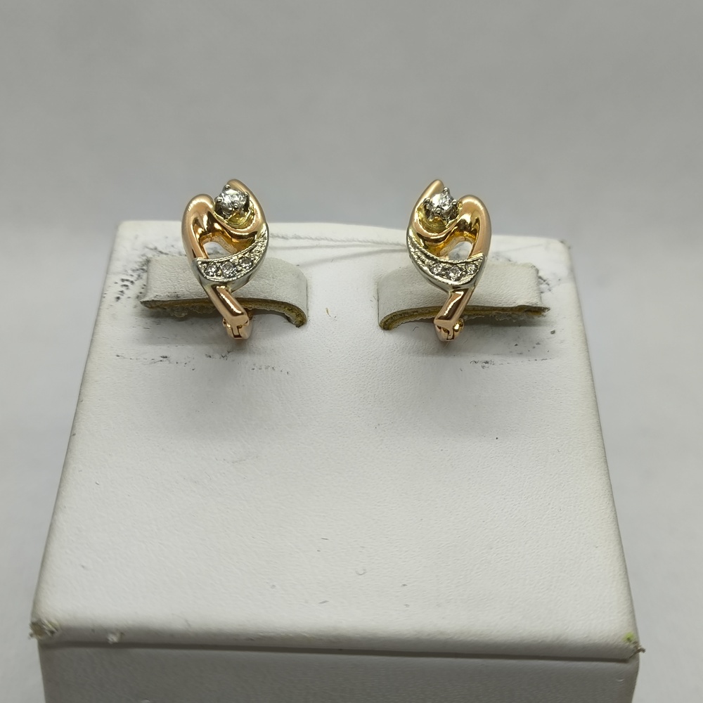 СЕРЬГИ С КАМНЯМИ (Au 585)