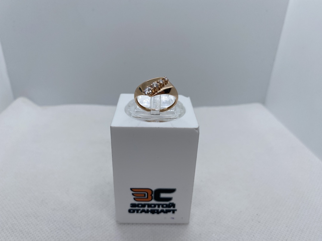 КОЛКМИ585 КОЛЬЦО С КАМНЯМИ (Au 585)