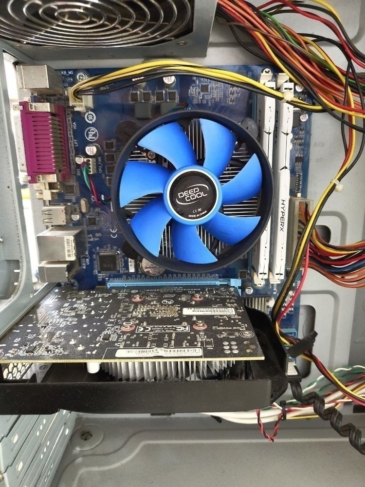 Системный блок Deepcool; Core i5-2400, GeForce GTX 1050 Ti, 16 Гб, 128 Гб, Нет