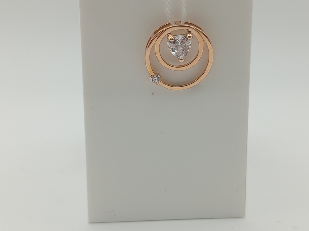 ПОДКМИ585 ПОДВЕСКА С КАМНЯМИ (Au 585)