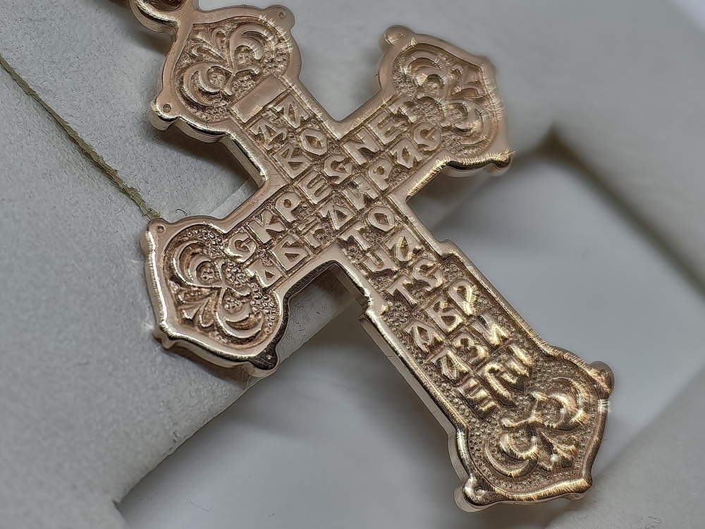 ПОДВЕСКА КРЕСТ без камня (Au 585)