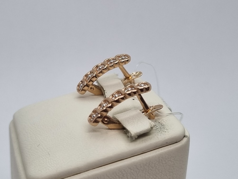 СЕРЬГИ С КАМНЯМИ (Au 585)