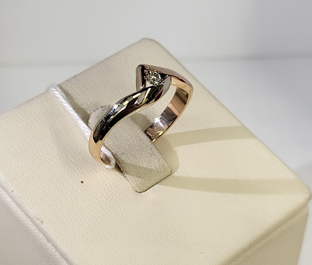 КОЛЬЦО БРИЛЛИАНТ Au 585