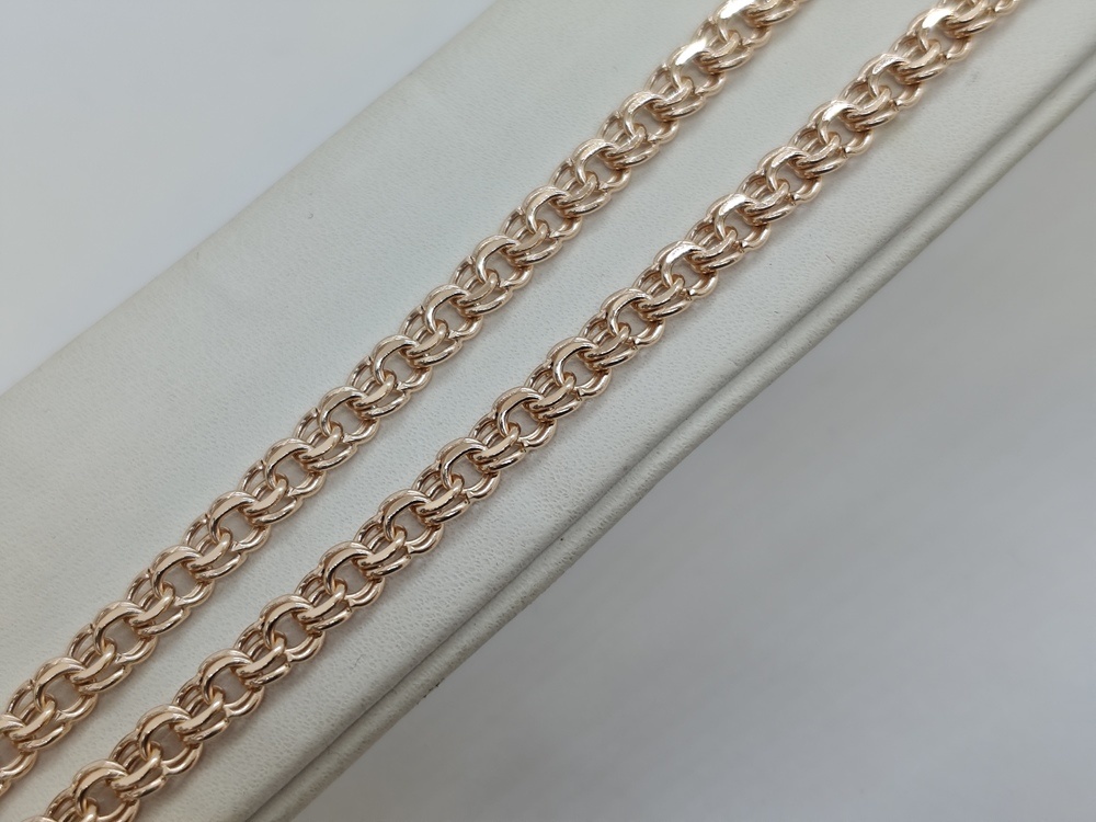 ЦЕПЬ ПУСТОТЕЛАЯ Бисмарк (Au 585)