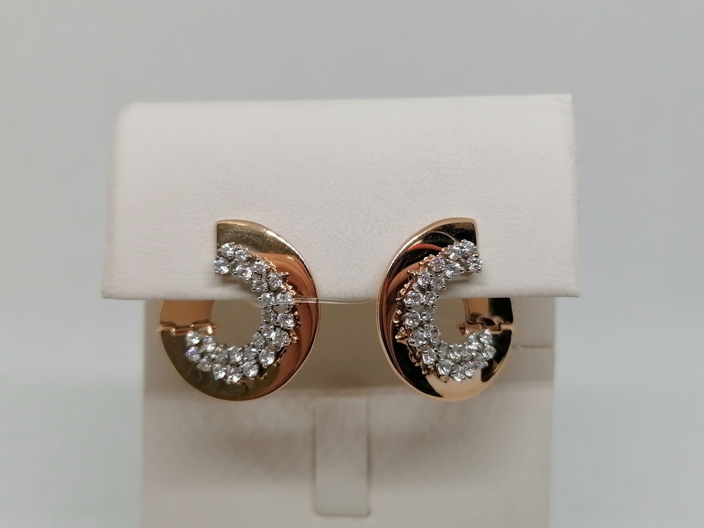 СЕРЬГИ С КАМНЯМИ (Au 585)