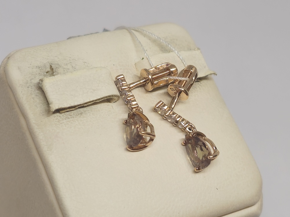 СПУС585 СЕРЬГИ ПУСЕТЫ (Au 585)