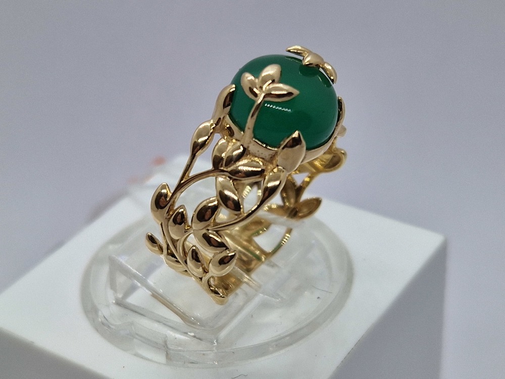 КОЛЬЦО С КАМНЕМ (Au 585)