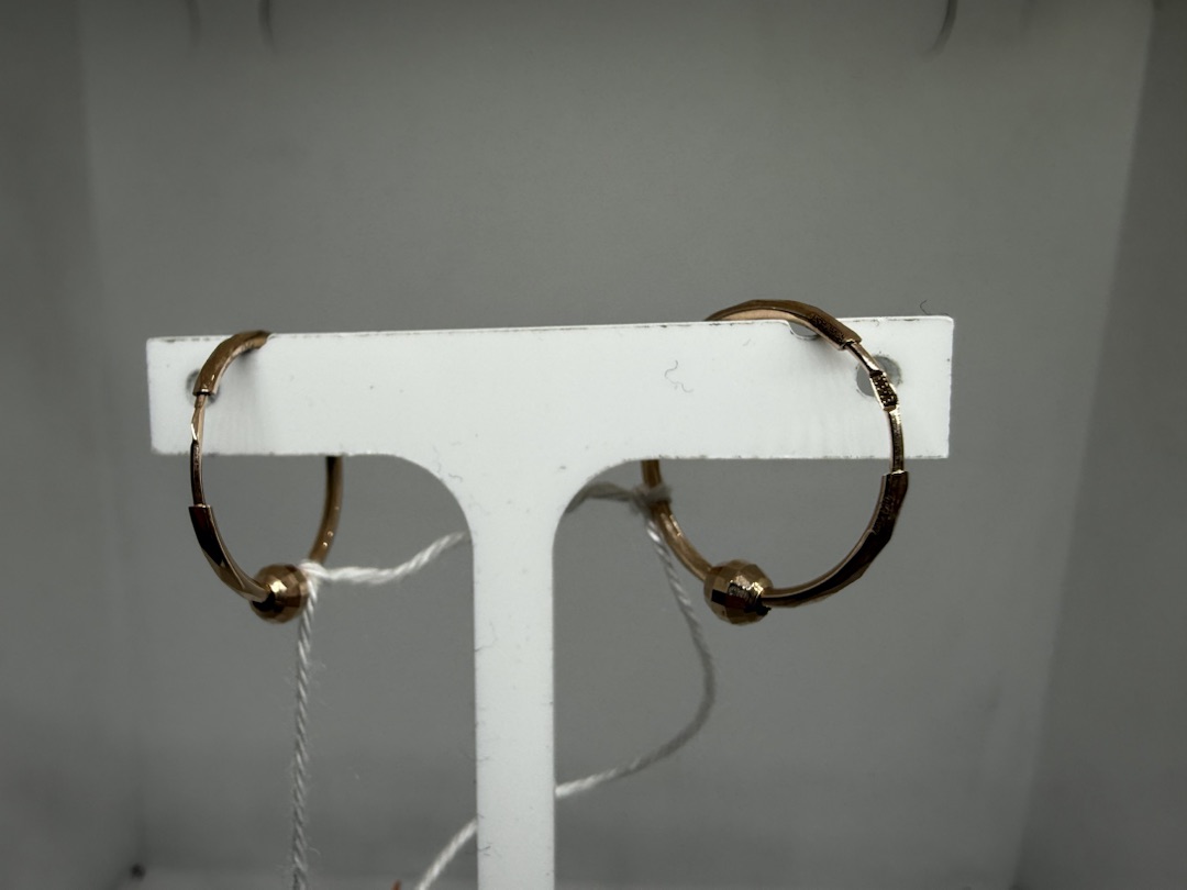 СЕРЬГИ КОНГО (Au 585)