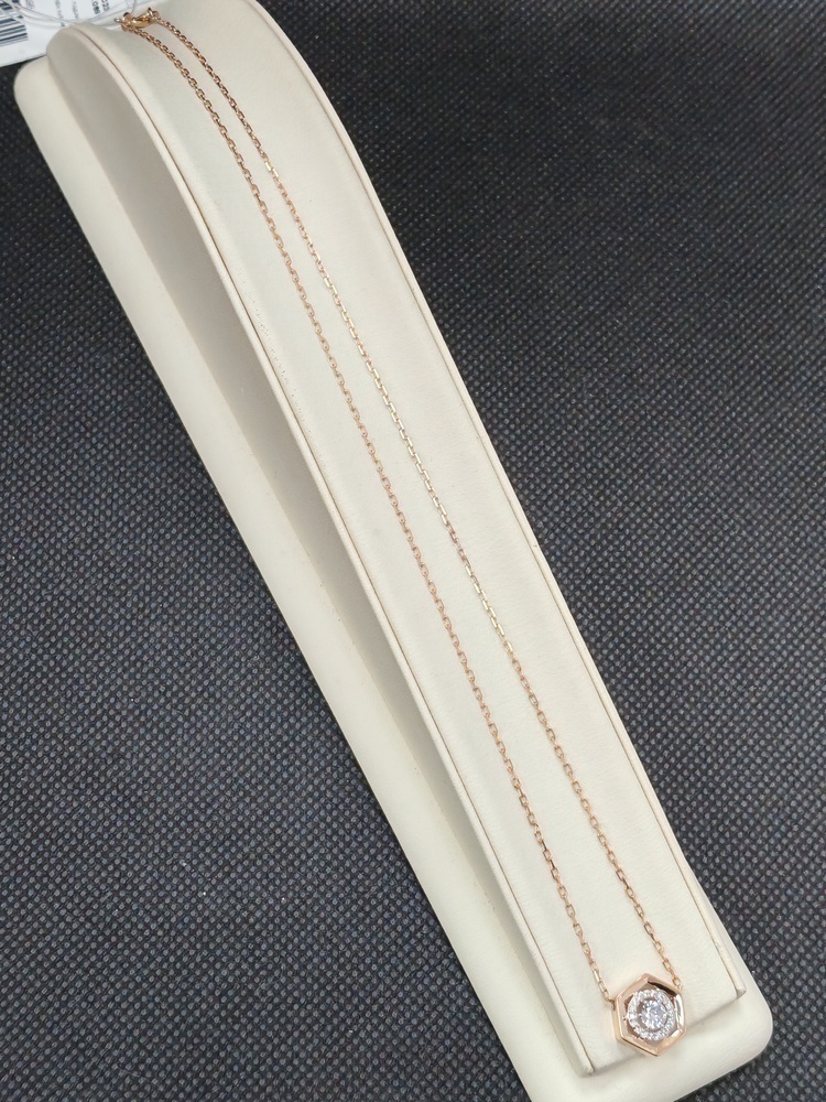 КОЛЬЕ С КАМНЯМИ (Au 585)