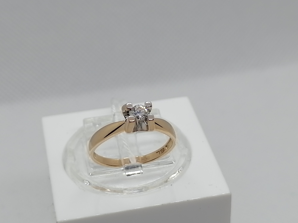 КОЛЬЦО БРИЛЛИАНТ Au 585