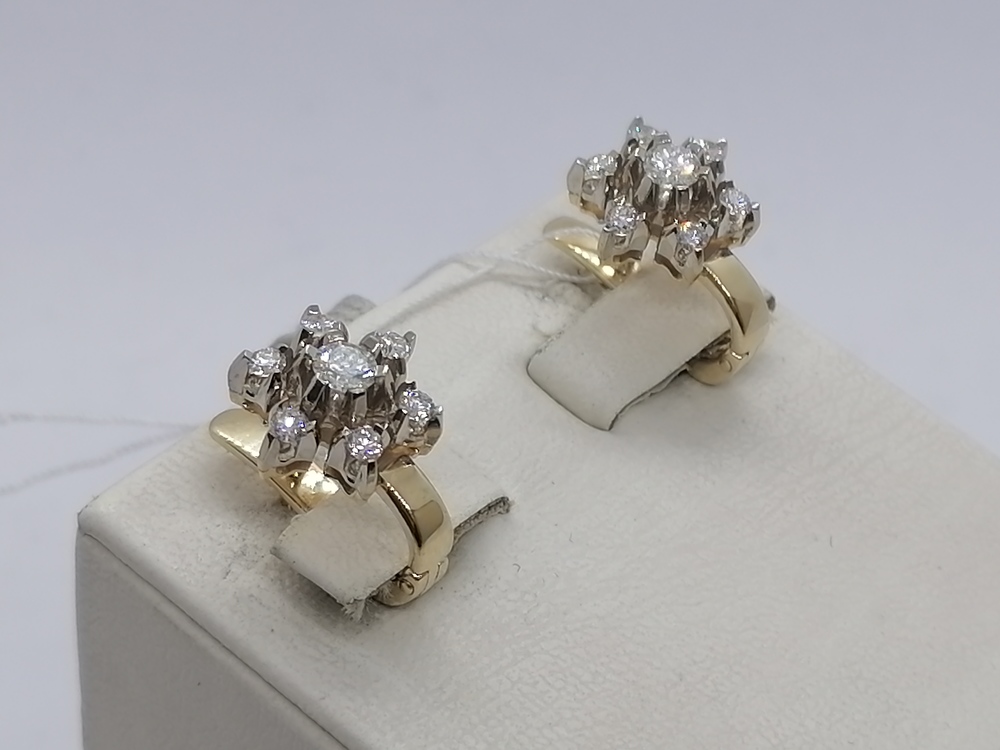 СЕРЬГИ БРИЛЛИАНТ (Au 585)