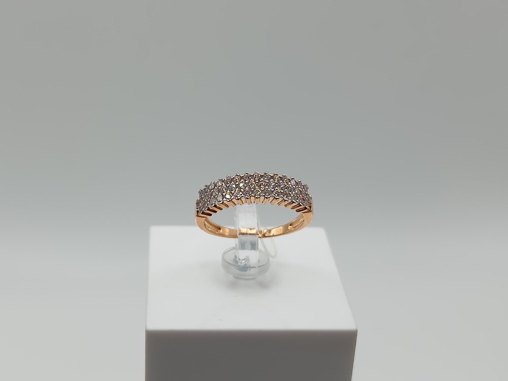 КОЛЬЦО С КАМНЯМИ (Au 585)