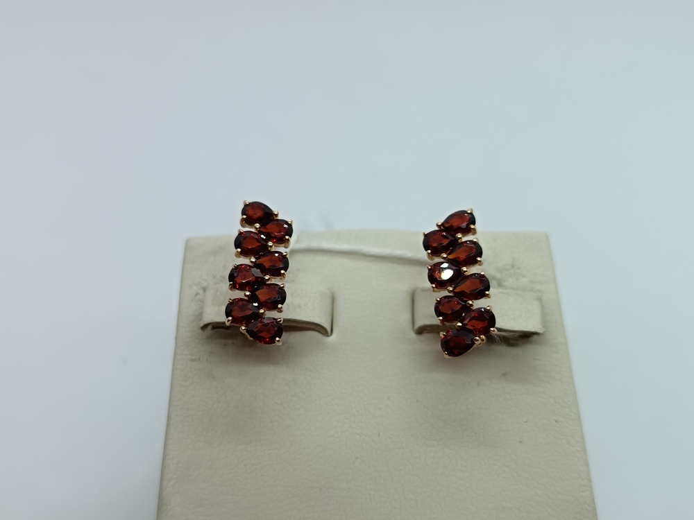 СКМИ585 СЕРЬГИ С КАМНЯМИ (Au 585)