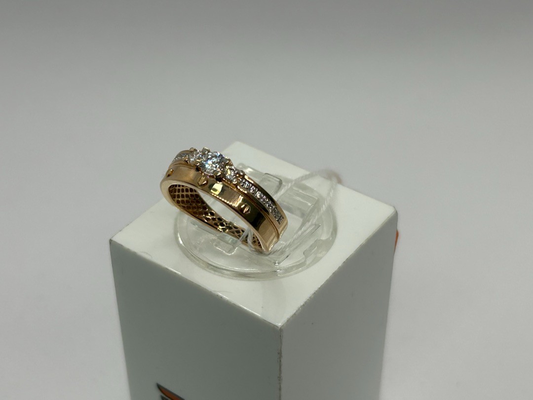 КОЛКМИ585 КОЛЬЦО С КАМНЯМИ (Au 585)