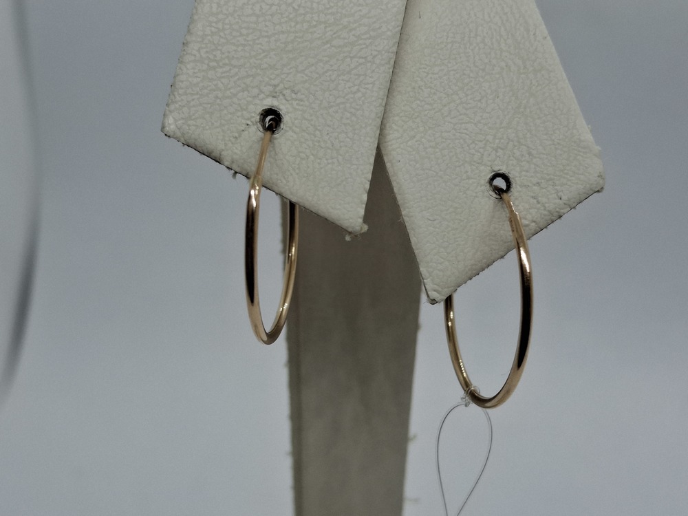 СЕРЬГИ КОНГО без камня (Au 585)