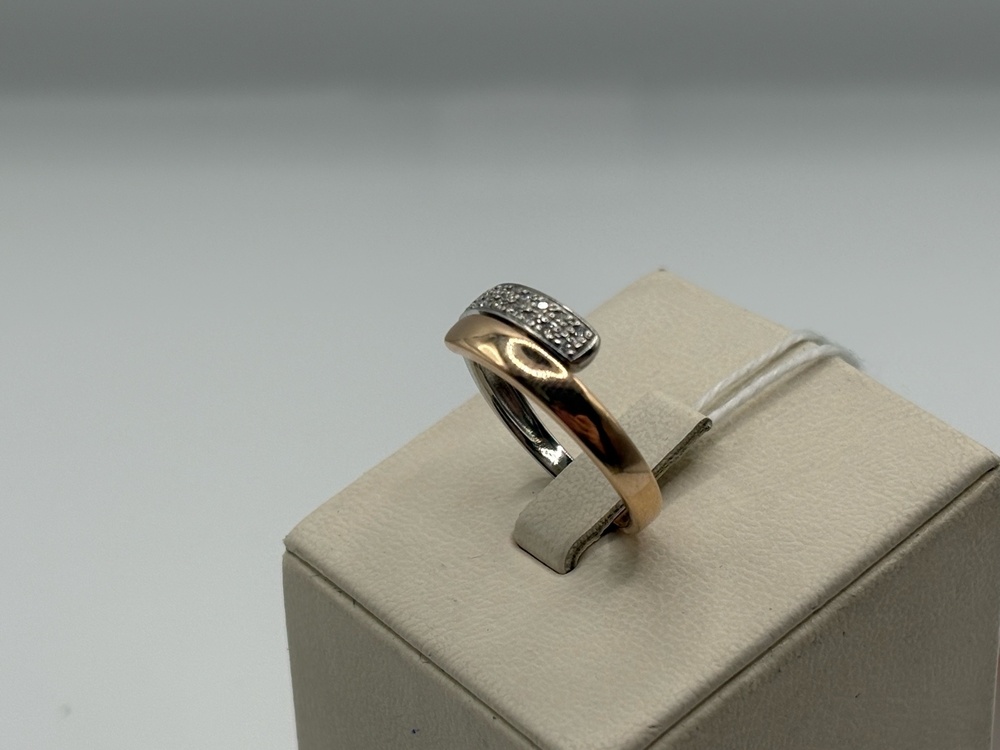 КОЛКМИ585 КОЛЬЦО С КАМНЯМИ (Au 585)