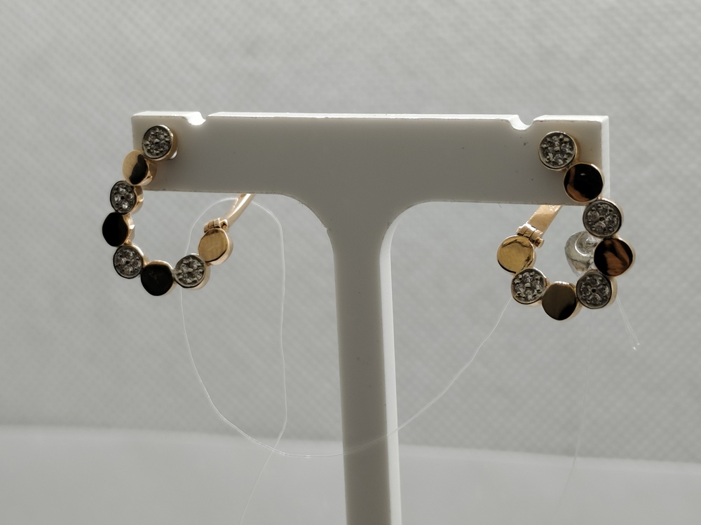 СЕРЬГИ С КАМНЯМИ (Au 585)