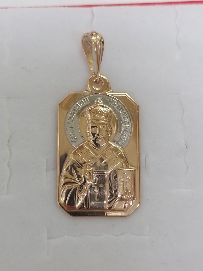 ПОДВЕСКА ИКОНА без камня (Au 585)