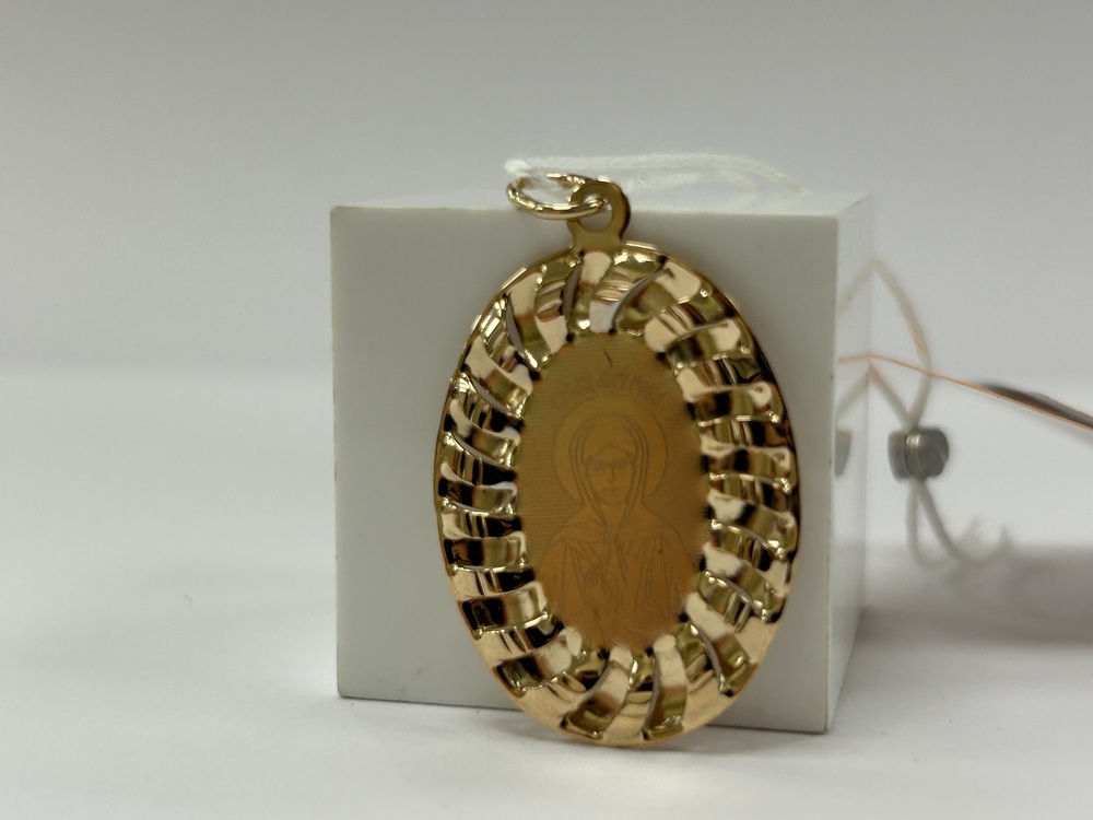 ПОДИБК585 ПОДВЕСКА ИКОНА БЕЗ КАМНЯ (Au 585)