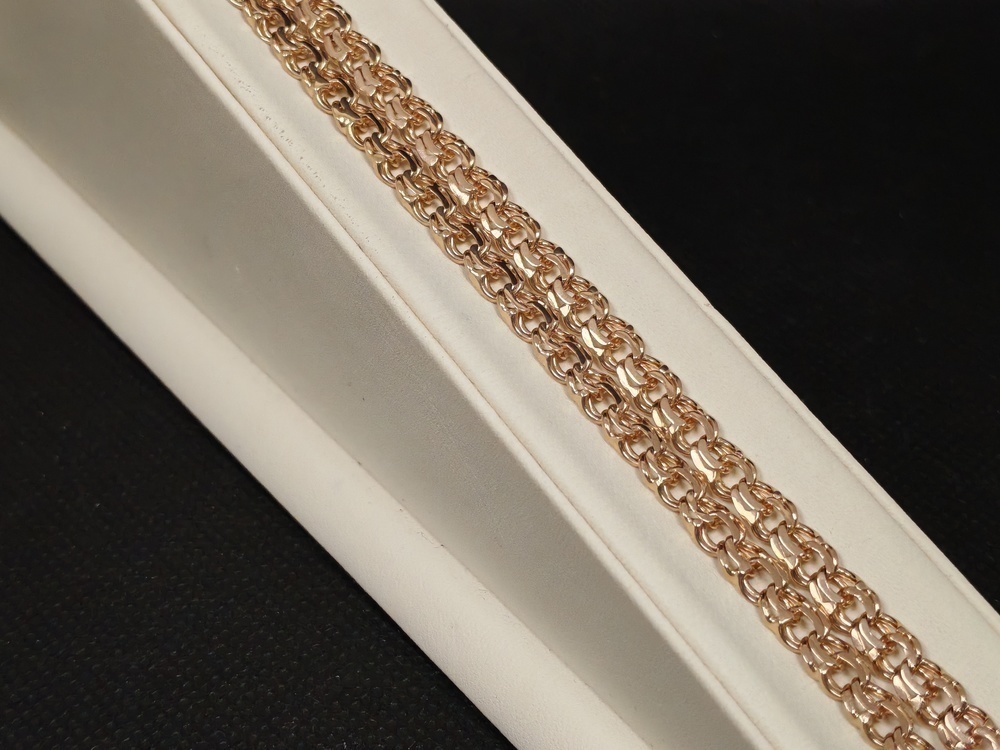 ЦЕПЬ ПОЛНОВЕСНАЯ Бисмарк (Au 585)