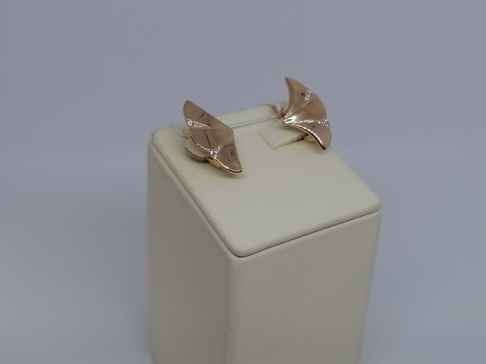 СКМИ585 СЕРЬГИ С КАМНЯМИ (Au 585)