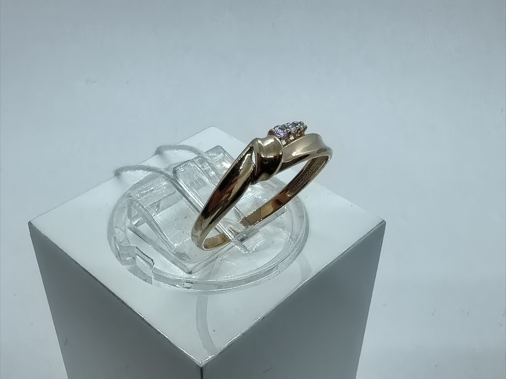 КОЛЬЦО С КАМНЯМИ (Au 585)