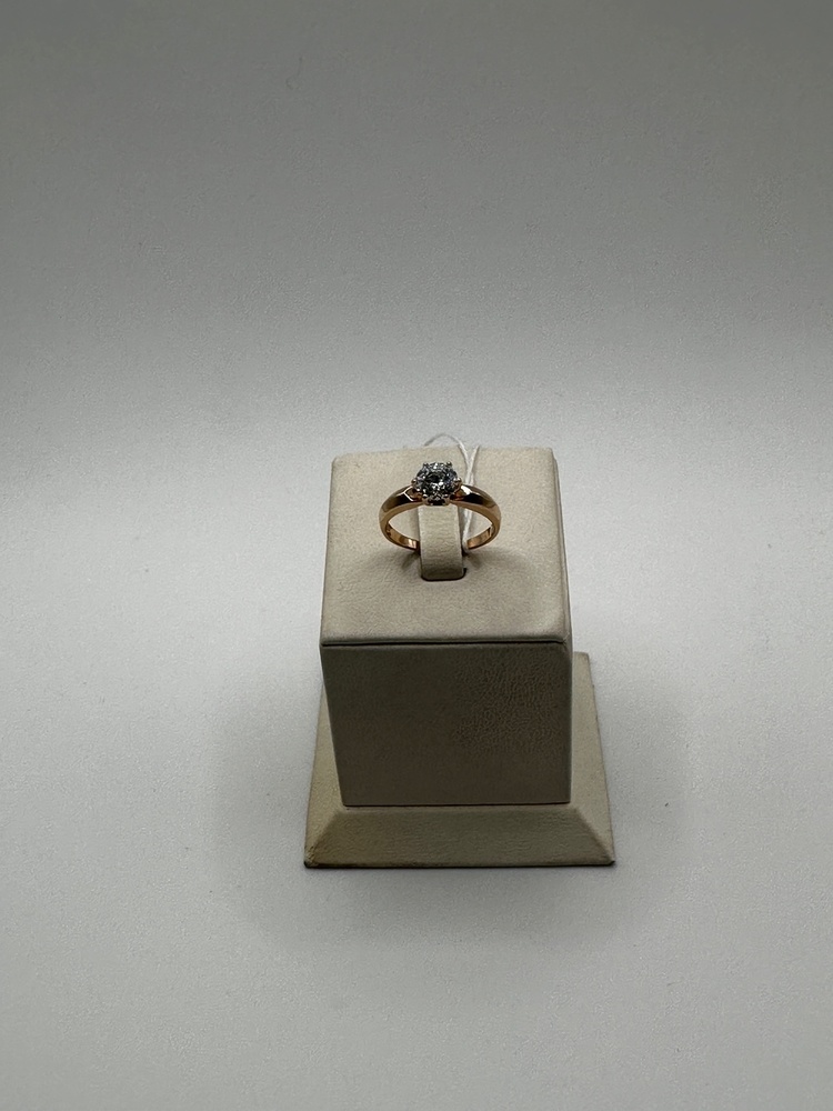 КОЛКМ585 КОЛЬЦО С КАМНЕМ (Au 585)