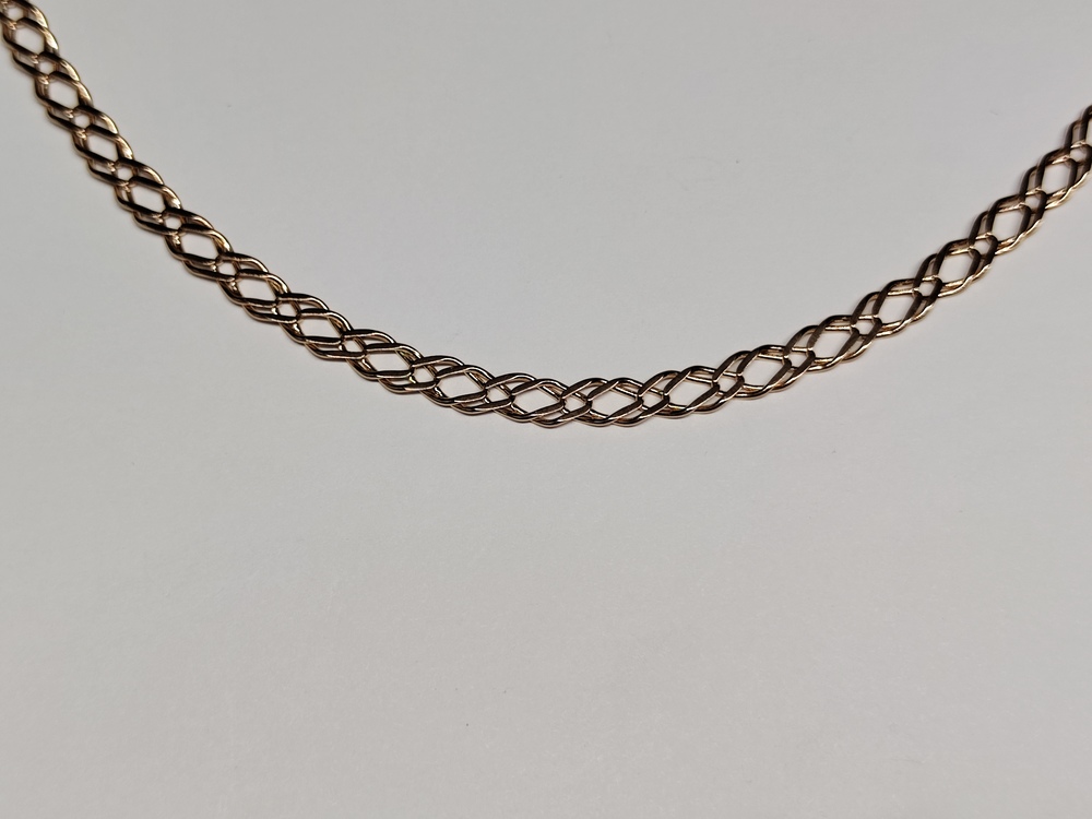 ЦЛР2585 ЦЕПЬ ПОЛНОВЕСНАЯ Ромб двойной (Au 585)