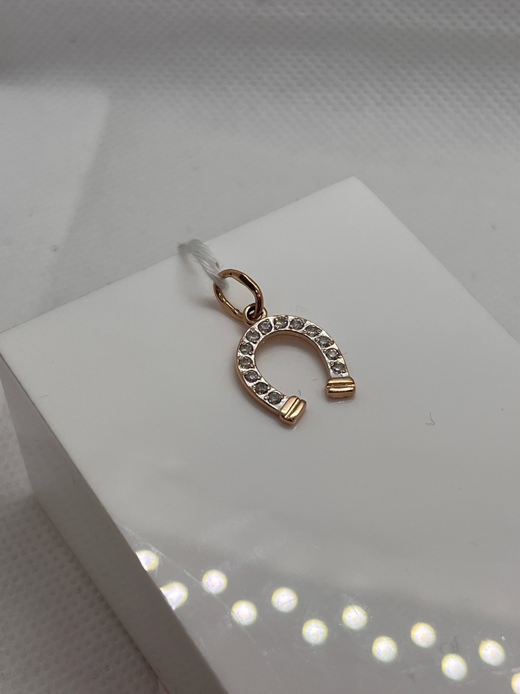 ПОДКМИ585 ПОДВЕСКА С КАМНЯМИ (Au 585)