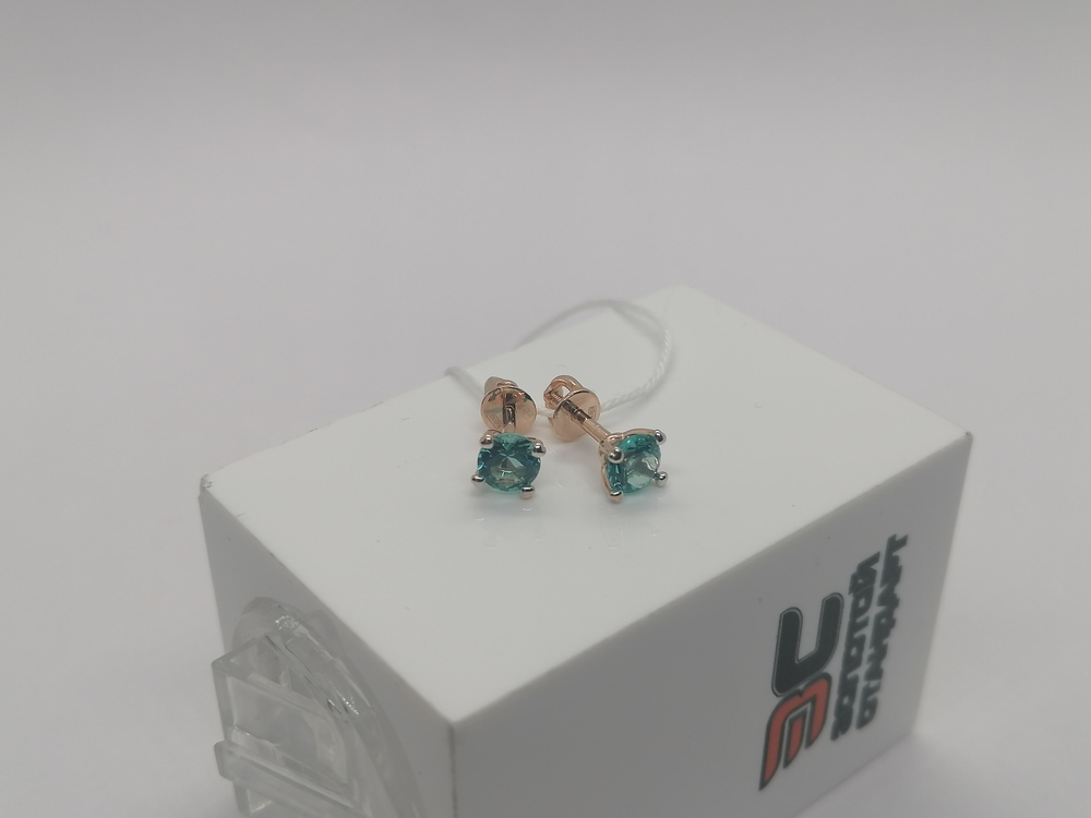 СПУС585 СЕРЬГИ ПУСЕТЫ (Au 585)